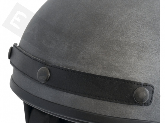 Helmet Insert CGM with Push Buttons Black Imitation Leather